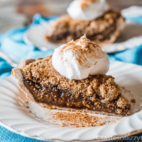 Molasses Crumb Pie