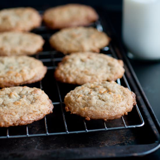 Butterscotch Coconut Cookies