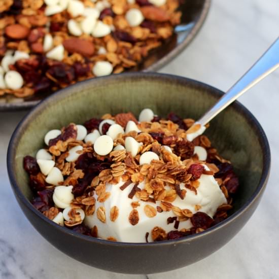 Cranberry & White Chocolate Granola