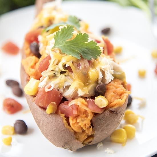 Southwest Stuffed Sweet Potatoes