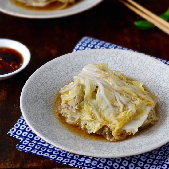 Braised Cabbage with Pork Belly