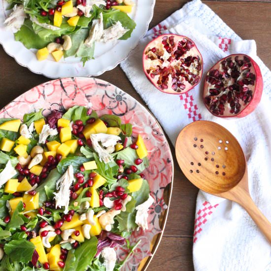 Mango Pomegranate Salad