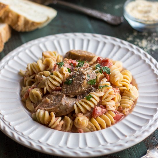 Rotini with Italian Sausage