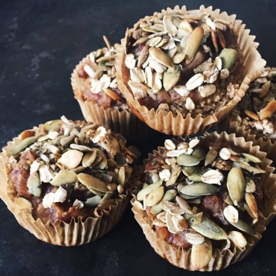 Easy Vegan Banana Bread Muffins