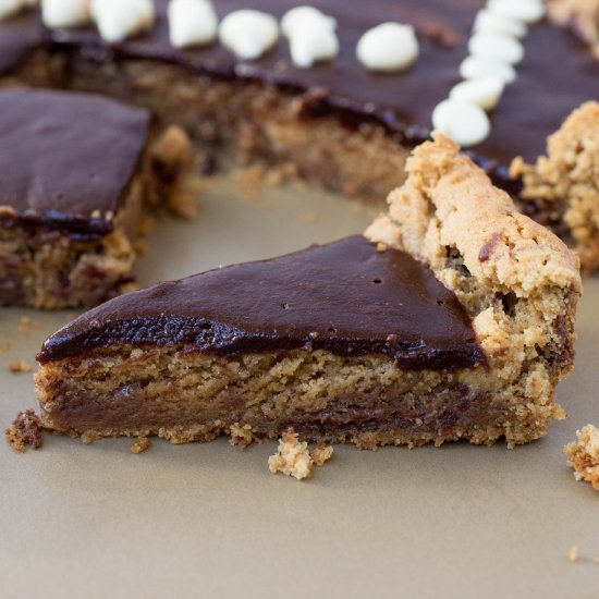 Peanut Butter Cup Football Cookie