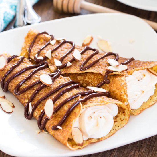 Honey Almond Crepes