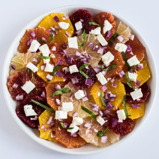 Citrus, Feta, and Mint Salad