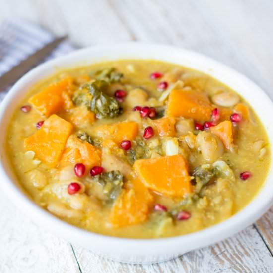 Warming Pumpkin and Butterbean Bowl