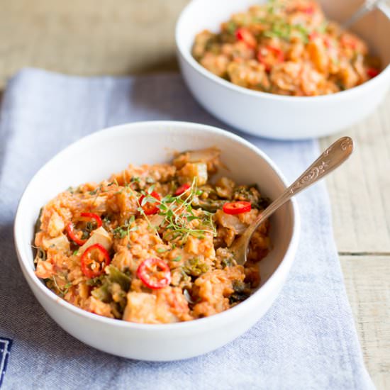 Sweet Potato Fennel and Chilli Stew