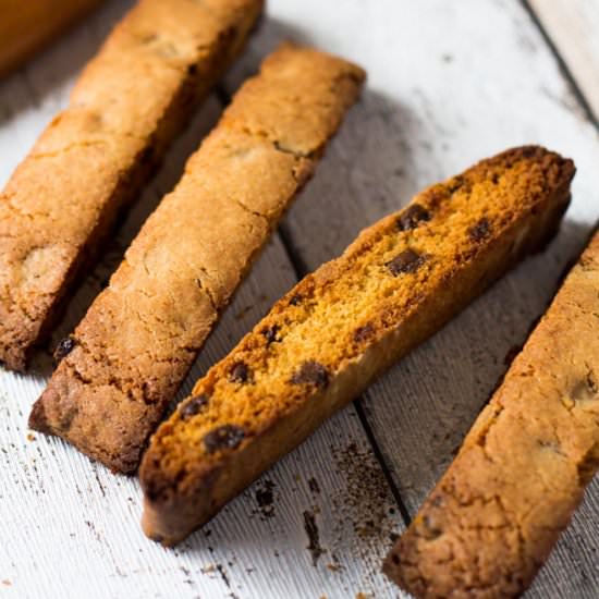 Chocolate Almond Biscotti