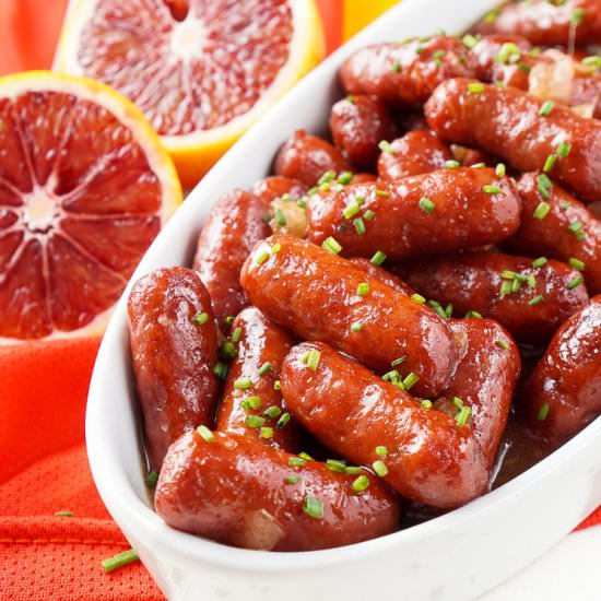 Spicy Blood Orange Lit’l Smokies