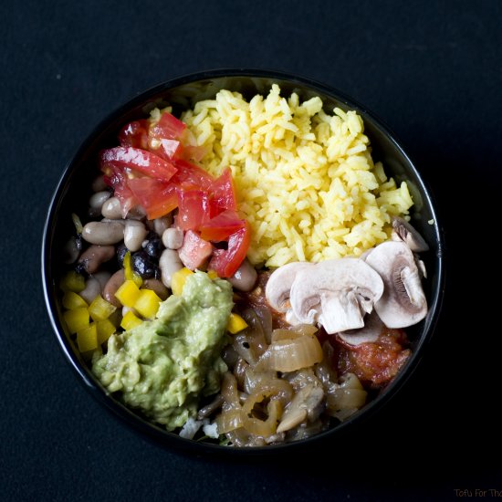 Clean Eating Burrito Bowl for One