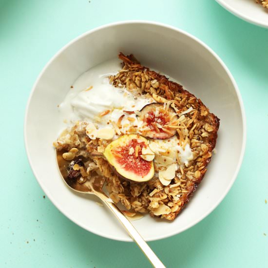 Toasted Coconut Baked Oatmeal