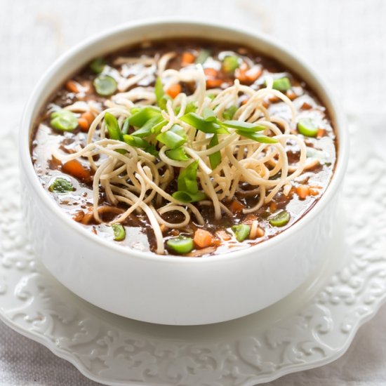 Vegetable Manchow Soup