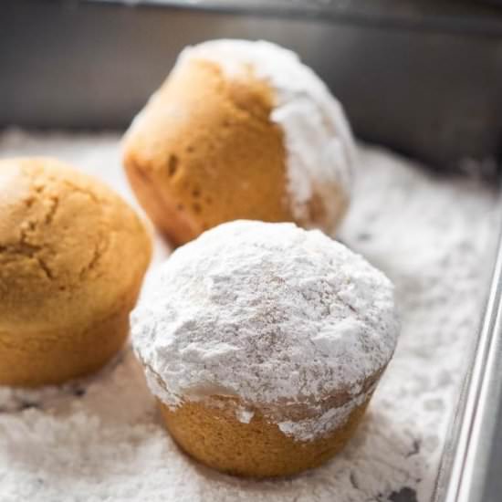 EGGNOG DONUT MUFFINS