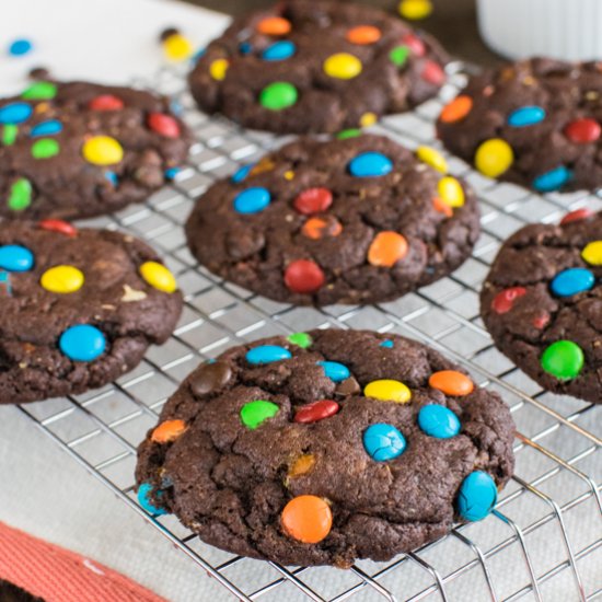 Chocolate Candy Cookies