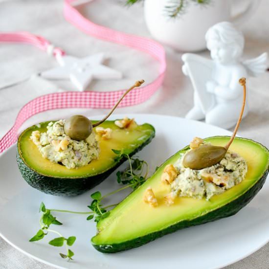 Avocado Filled with Herring