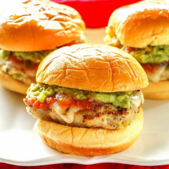 Green Chili Chicken Sliders