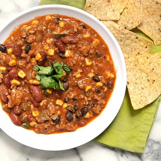 Healthy Turkey Chili