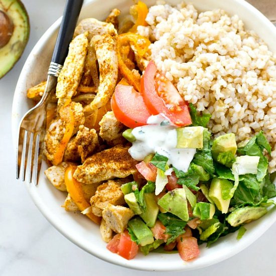 Cajun Chicken Rice Bowls