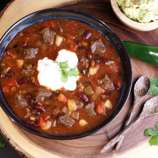 Veggies and Venison Chili