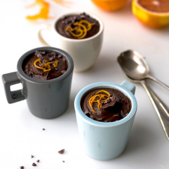 Black Bean Chocolate Orange Mousse