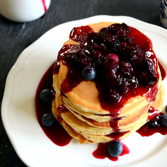 Blueberry Lemon Pancake