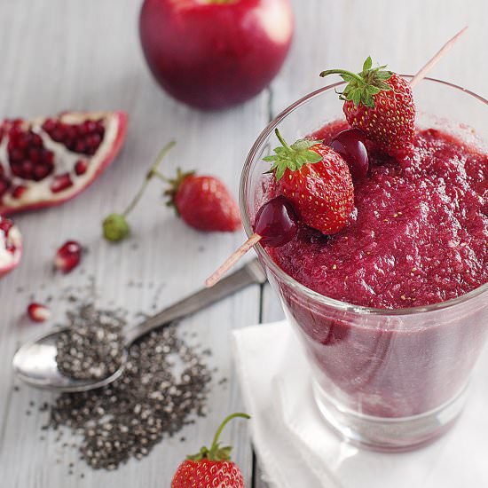 Strawberry Lava Smoothie