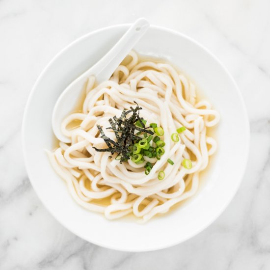 Udon Noodles in Consomme