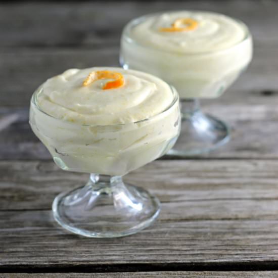 Orange Cream Cheese Mousse