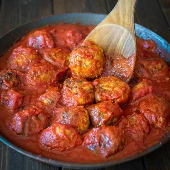 The Best Chicken Meatballs Ever