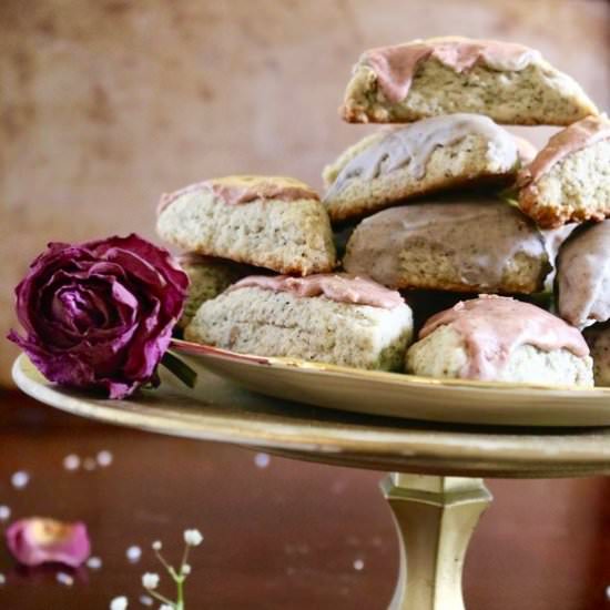 Earl Grey Scones with Floral Icings