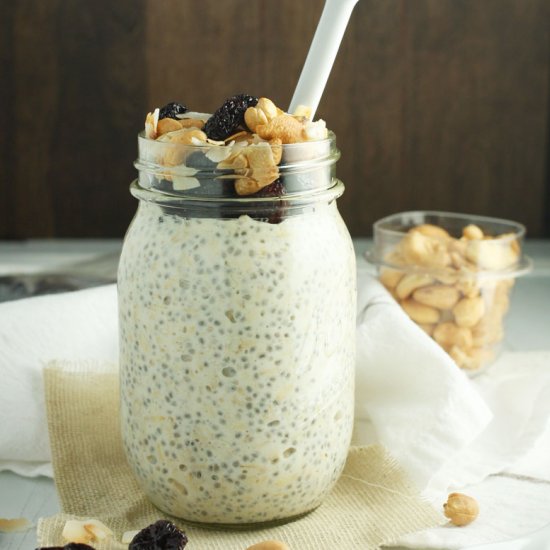 Cherry Coconut Overnight Oats