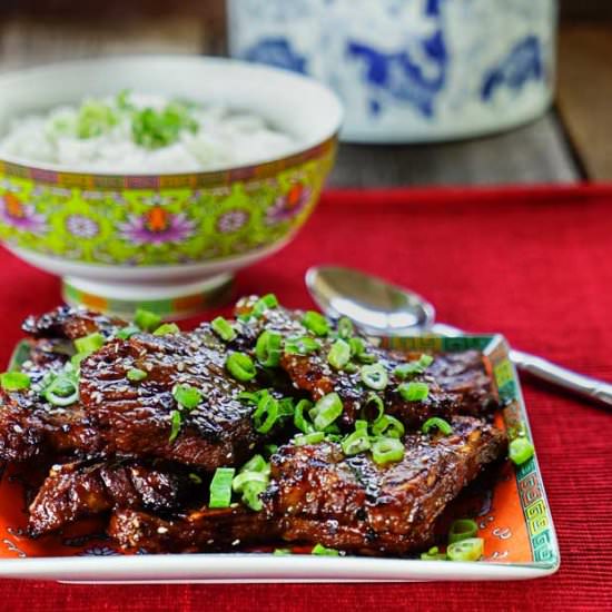 Bulgogi Korean BBQ Short Ribs