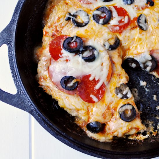 Low Carb Pizza with Turkey Crust