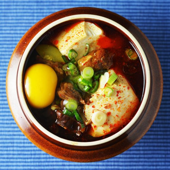 Korean Beef Soodubu Jigae