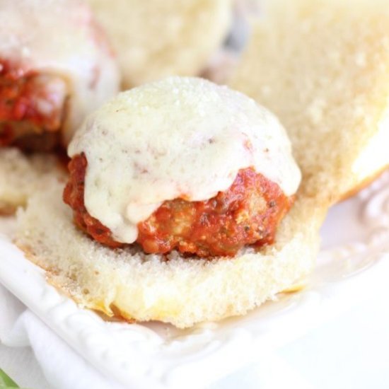 Turkey Meatball Sliders