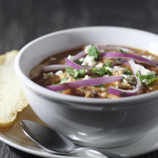 Slow-Cooker Chicken and Bean Soup