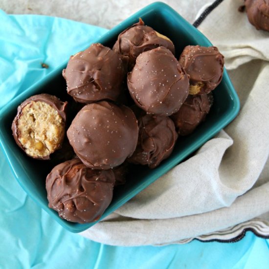 Chocolate-Covered Chickpeas