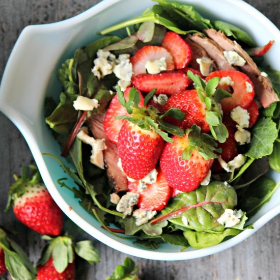 Strawberry Steak Salad