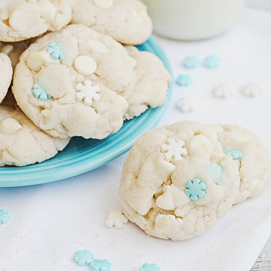 White Chocolate Cake Cookies