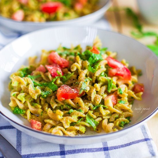 Avocado and Rocket Pasta