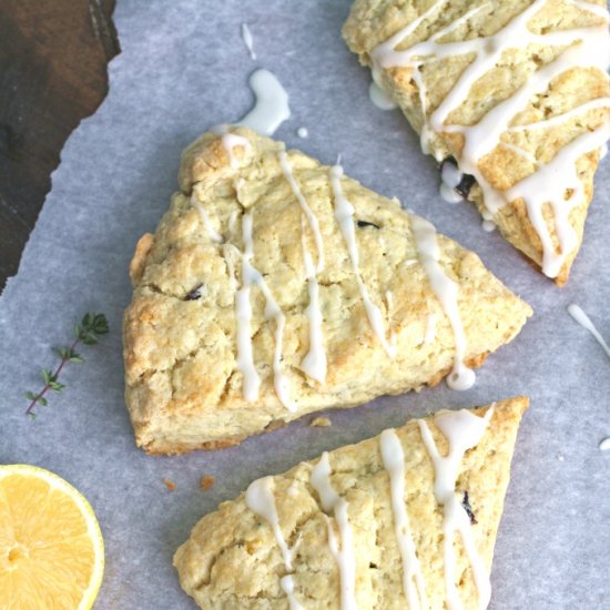 Blueberry & Lemon-Thyme Scones