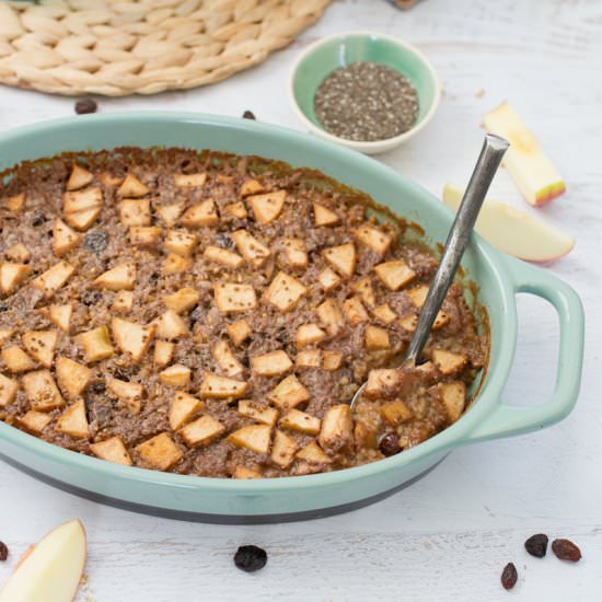 Apple Cinnamon Baked Oatmeal