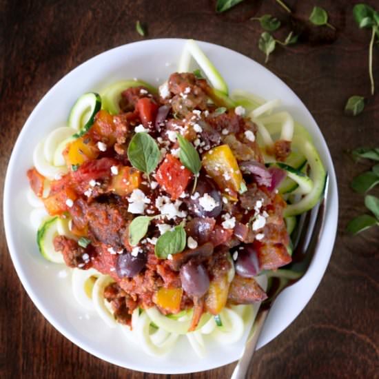 Greek Zoodles