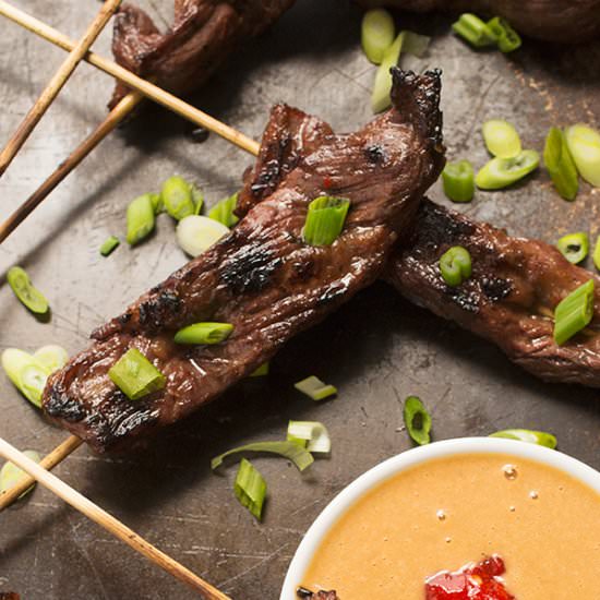 Beef Satay Skewers