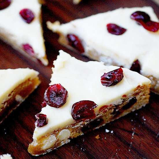 Cranberry bliss bars