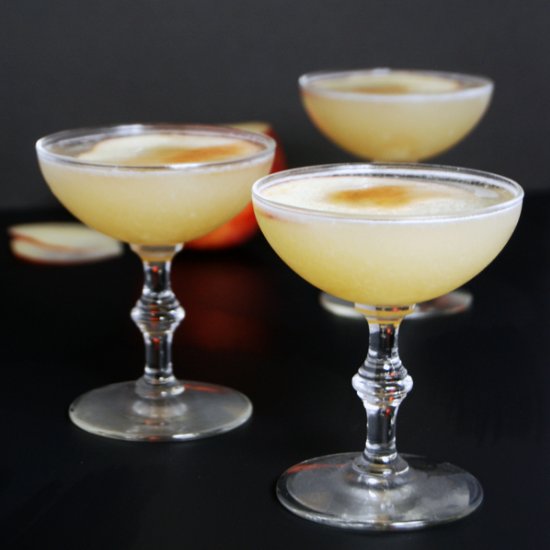 Apple Lavender Pisco Sour Cocktail