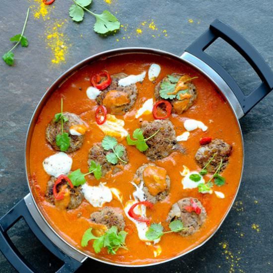 Meat Koftas with Lentils