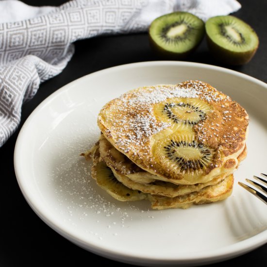 Ricotta Pancakes with Kiwi